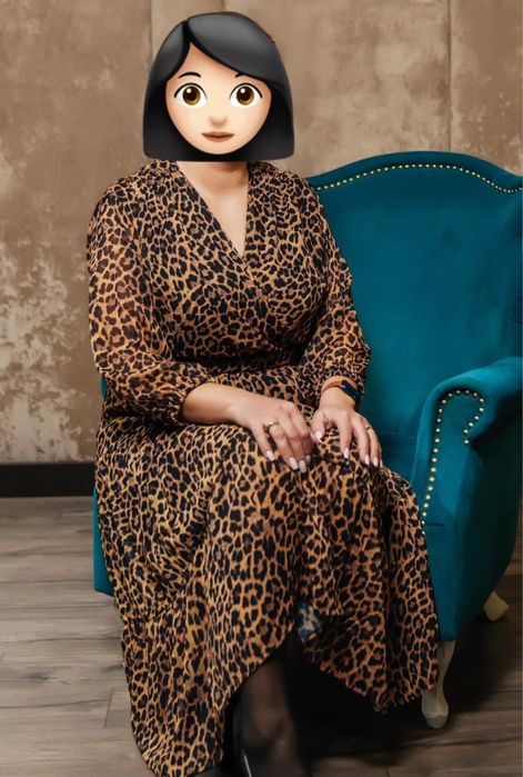 Продам леопардовое платье