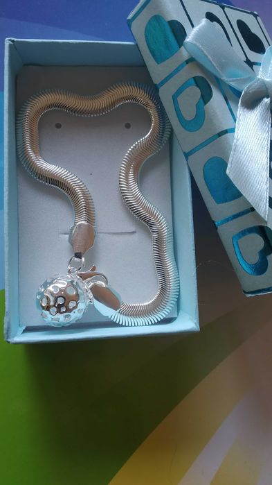 Сребърна, нова, дамска гривна. 7 различни модели.Всяка с кутия.