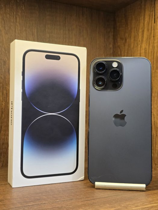 IPhone 14 Pro Max 256gb 76%  с коробкой есть треск на крышке