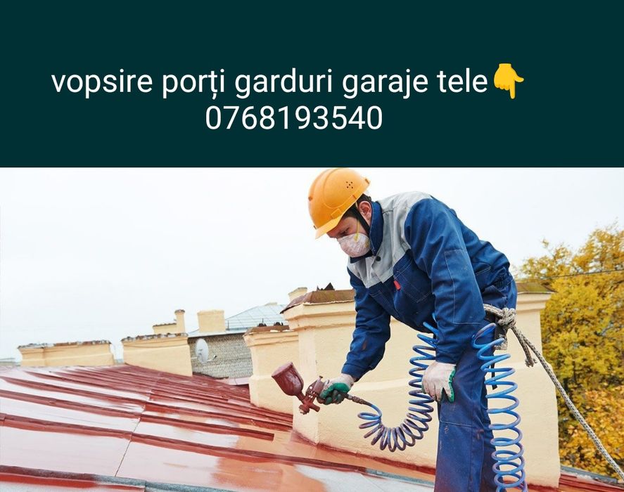 Vopsire porți garduri