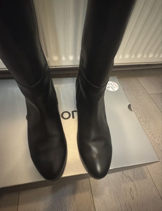 Cizme negre pielr Gabor