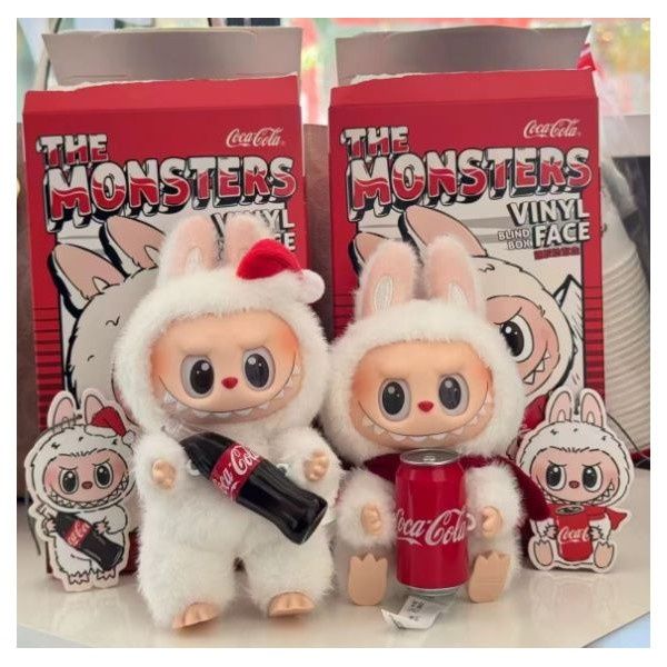 Музикално Labubu x Coca-Cola Blind Box, LED светлини + звукови ефе