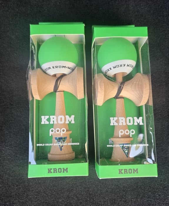 Vând Kendama Krom Pop Rubber - Green Lime - originala