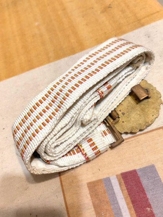 Оригинален Български Военен Офицерски Соц Параден Колан 1970те г