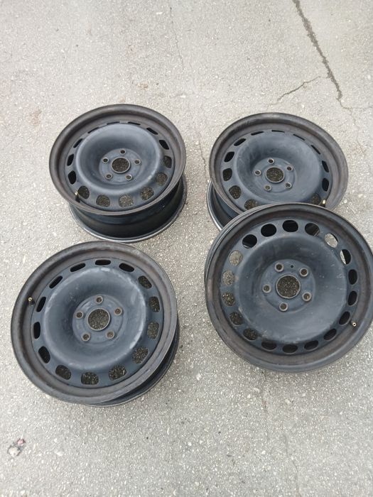 Джанти 16 метални Фолсваген.Шкода 5 бр.