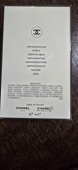 Parfum Chanel N°5,original