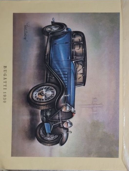 Afișe vintige ARAL mașini de epocă, vintage car, poster
