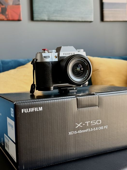 Fujifilm X-T50 kit 15-45mm silver Bucuresti Sectorul 1 • OLX.ro