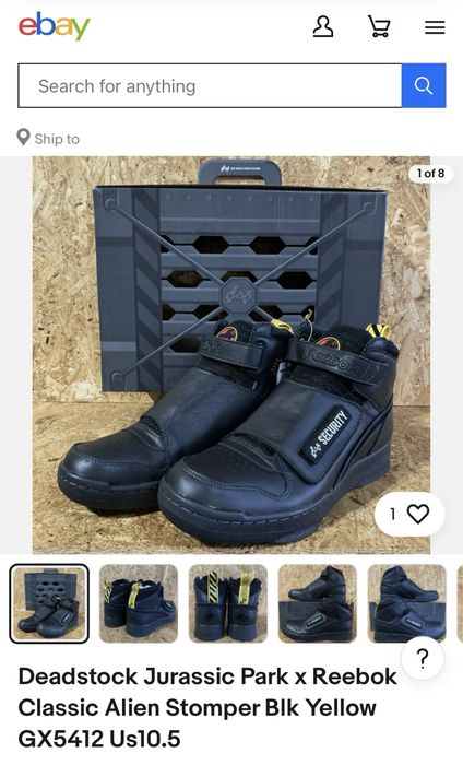 Vand Adidasi Reebok X Jurassic