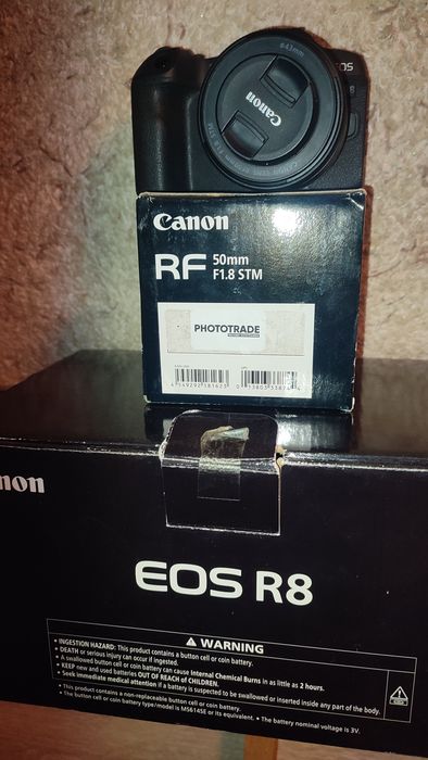 Фото Видео аппарат CANON EOS R 8