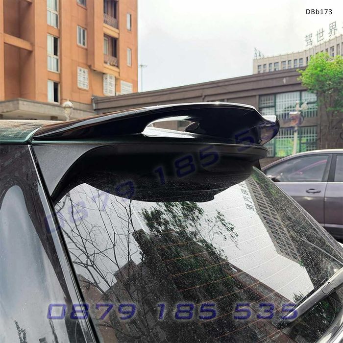 Спойлер за багажник BMW Mini One F55 F56 2014-2024, черен гланц - DBb173 тунинг задно крило покрив мини оне