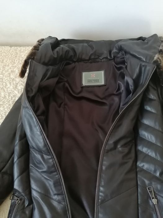 Дублёнка кожанная