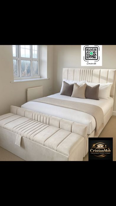 Pat tapitat pe comanda mobila domritor