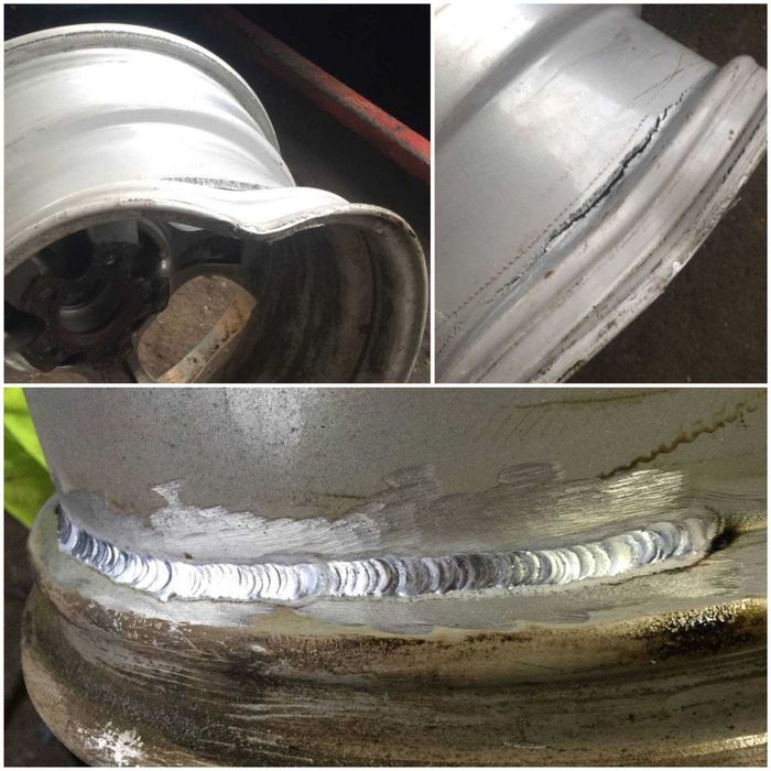 Изправяне на джанти и заварки на аргон