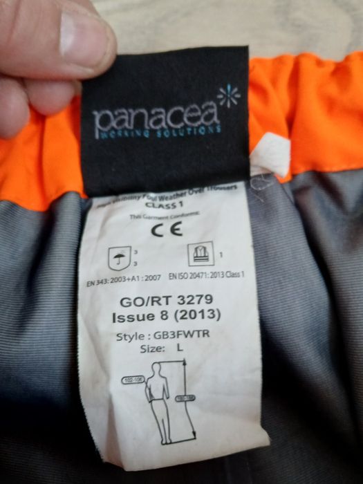 Haine reflectorizante portocalii