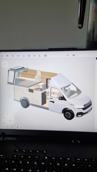 Volkswagen Transporter T5.1 supraînălțat-troliu-raptor,proiect camper