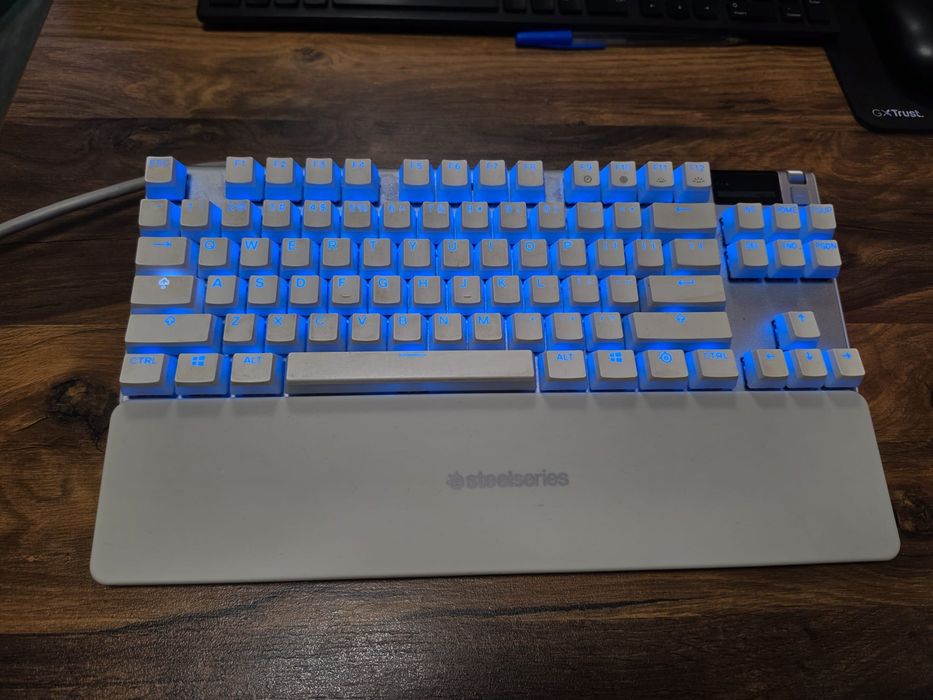 Tastatura Gaming Mecanica SteelSeries Apex 7 TKL Ghost Edition (Alba)