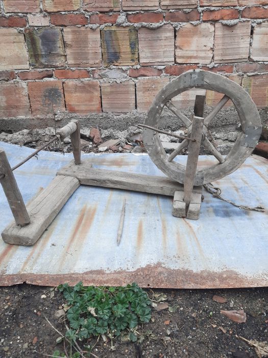 Автентично волско колело и чекрък