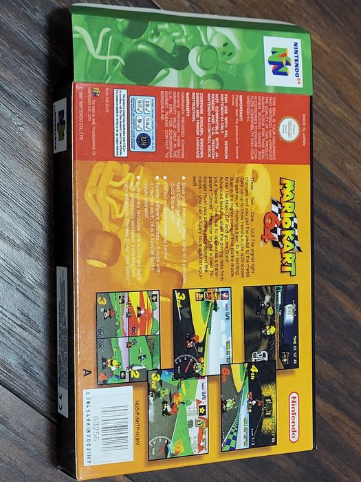 Joc Mario Kart 64 Collectable consola Nintendo 64  + cutie + statueta