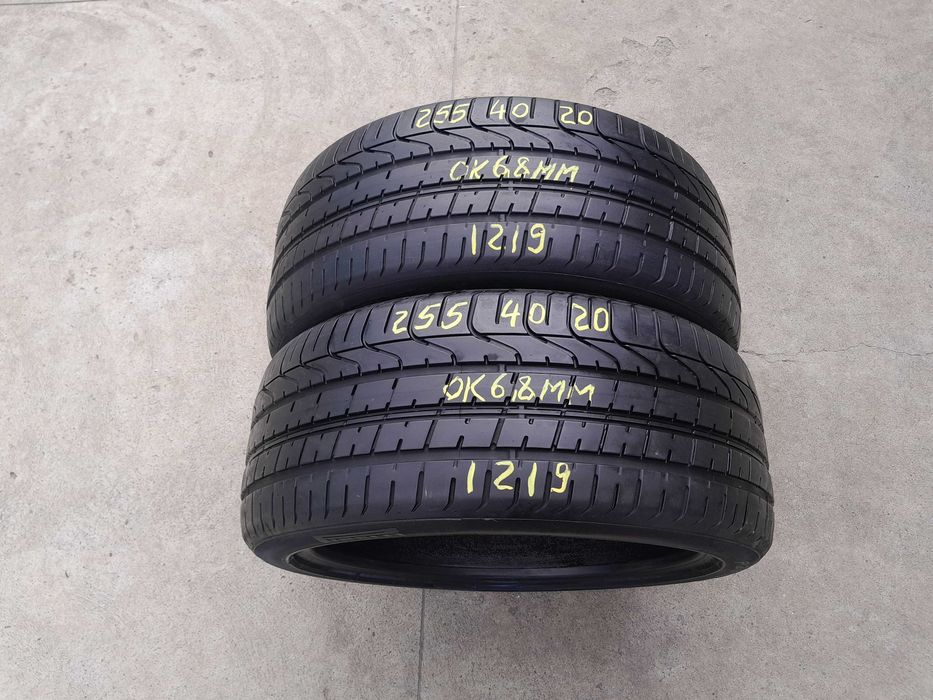Doua anvelope vara 255 40 20 pirelli p zero profil de 7 mm