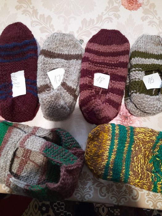 Ръчно плетени терлици  за дечица