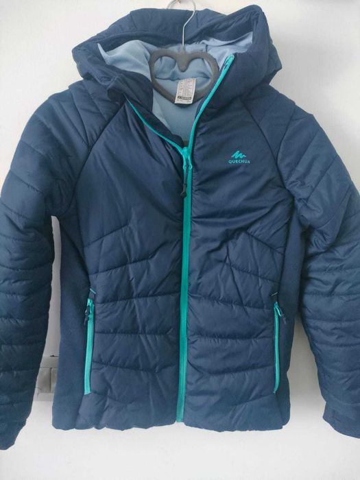 Geaca drumetie Quechua fete, marinea 8-9 ani