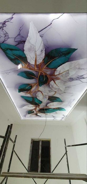 Натижной паталок установка чистка ремонт бажарамиз натяжной потолок