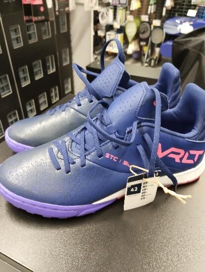 Ghete de fotbal Viralto 1 Turf Albastru - produs resigilat Decathlon