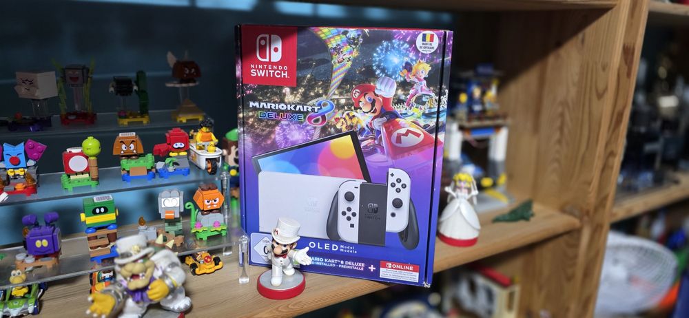 Consola Nintendo Switch OLED Modata 35 Jocuri Mario Zelda Pokemo