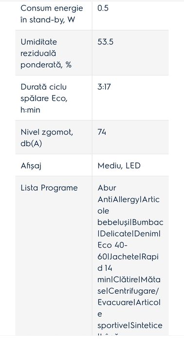 Masina spalat noua Electrolux