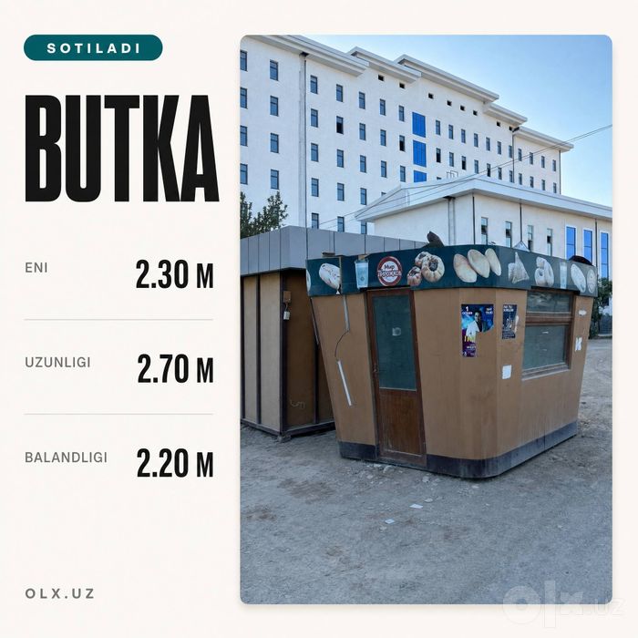 Butka sotiladi srochna
