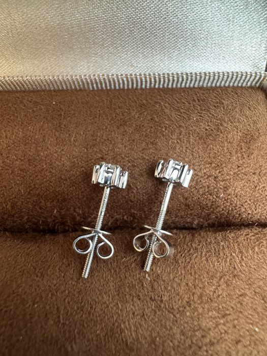 Набор серьги кольцо золото 750пр. с бриллиантами