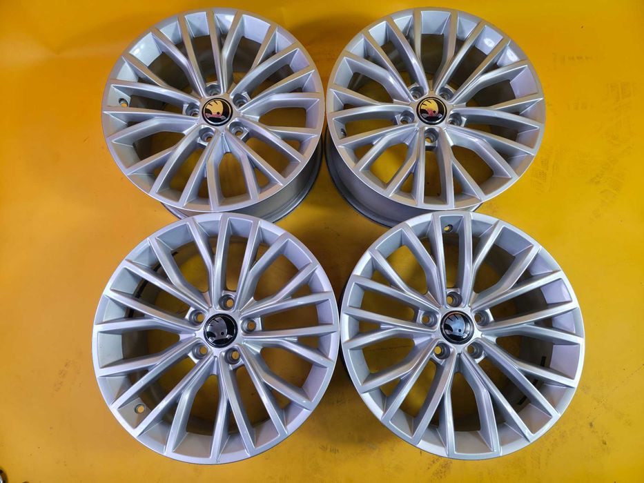 4 Jante Aliaj 5x112 17'' OEM Skoda Octavia Karoq Superb Kodiaq 2025