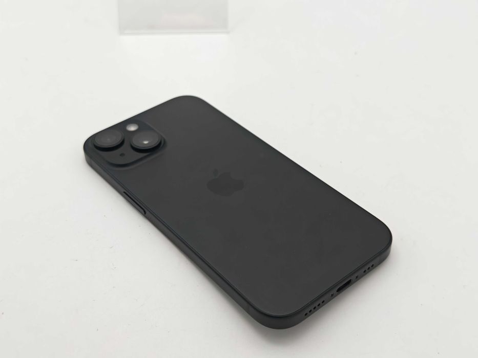 iPhone 15 Black 128GB Neverlocked Bat 100% 7 Cicluri incarcare Garantie 5 Decembrie 2026