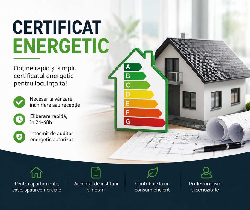 Proiectare, Avize, Certificat Energetic, Cadastru, Construcții, Demolări