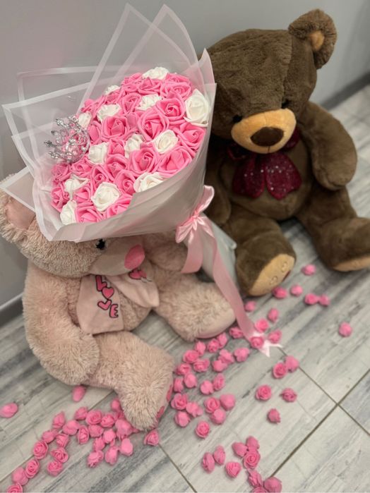 Букет от вечни рози