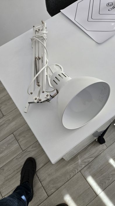 Set 3 lămpi profesionale: LED MIG + lampă birou IKEA + lupă 5 dioptrii