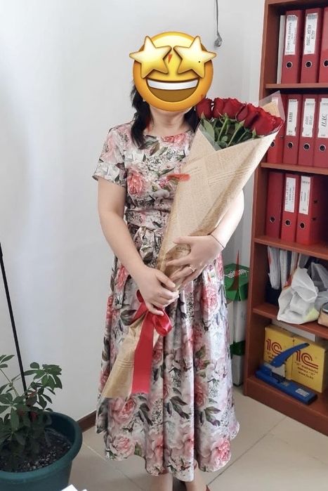 Платье шелковое бу размер 48