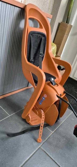 Scaun Copil Cadru Spate Bicicletă Groovy Maro Caramel / Negru