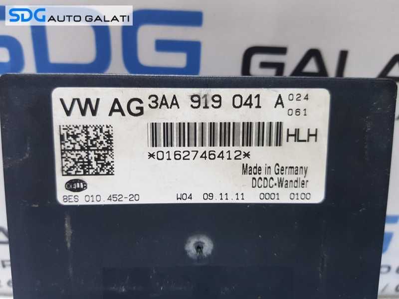 Modul Releu Unitate Calculator Start Stop VW Passat B7 2010 - 2015 Cod 3AA919041A