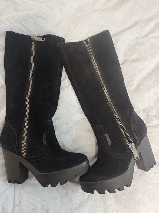 велурени ботуши calvin klein