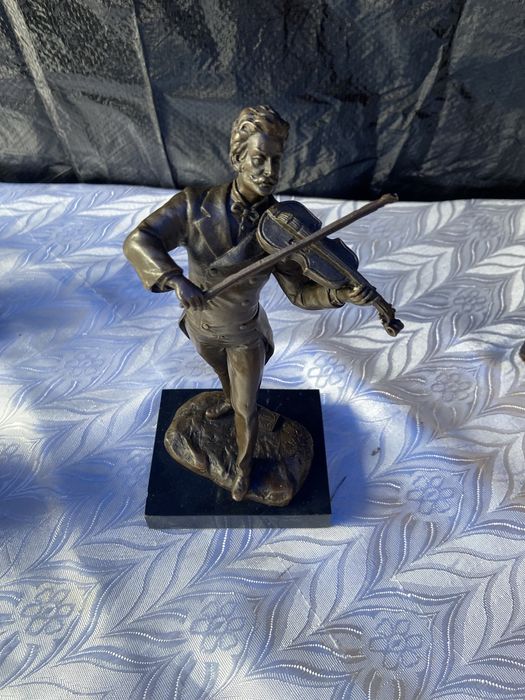 Statueta bronz Johann Strauss / 22 cm inaltime