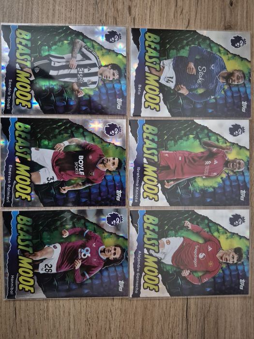 Topps Premier League 25/26 - специални инсърти