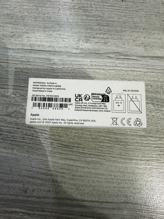 Casti Apple Airpods 4 Sigilate