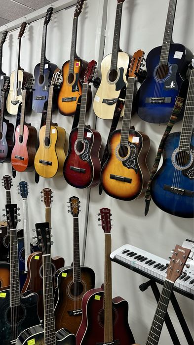 Новые гитары, чехлы ,ремни .