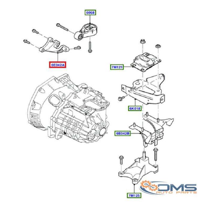 Основа тампон скорости Ford Focus 1.4 16V/Transit Connect 1.8 TDCi 02-