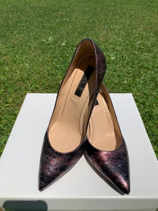 Pantofi Musette, piele naturală, mărimea 38