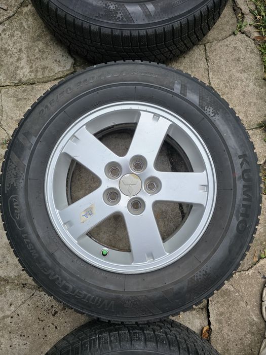 Джанти 16ки с зимни гуми 7.5мм за Mitsubishi 5x114.3