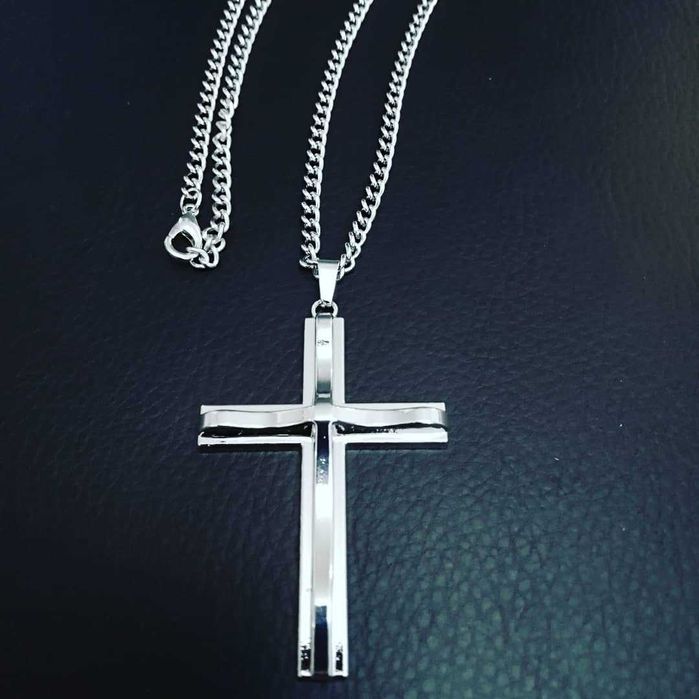 Крест с цепочкой для мужчин