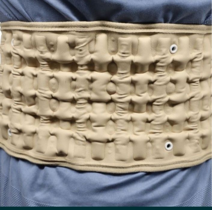 Надувной пояс для спины полясничы  поддержи позвоночника удобний